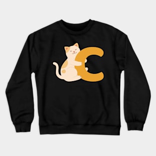 Animal alphabet C Crewneck Sweatshirt